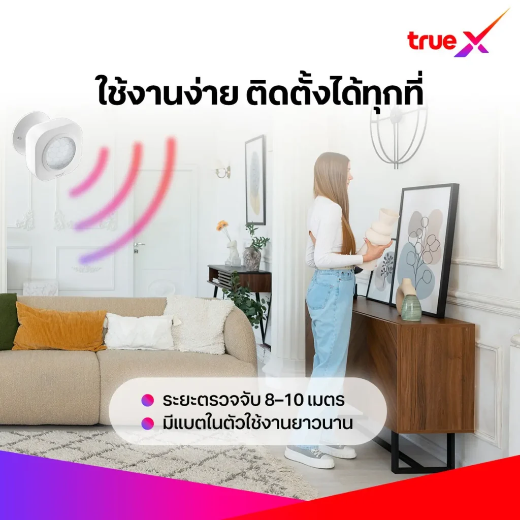 ติดเน็ตบ้านทรู เซ็นเซอร์อัจฉริยะ ตรวจจับการเคลือนไหว (2)